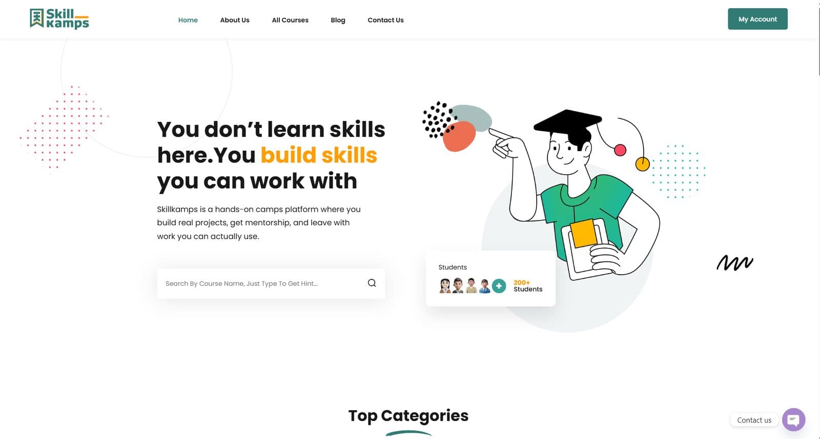 SkillKamps — E-Learning Platform — Websites & Platforms